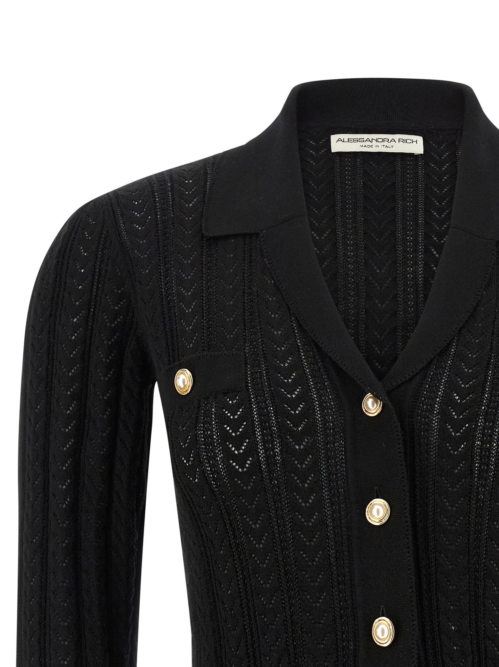 Alessandra Rich Knit cardigan Size S / US 4 / IT 40 - 3 Thumbnail