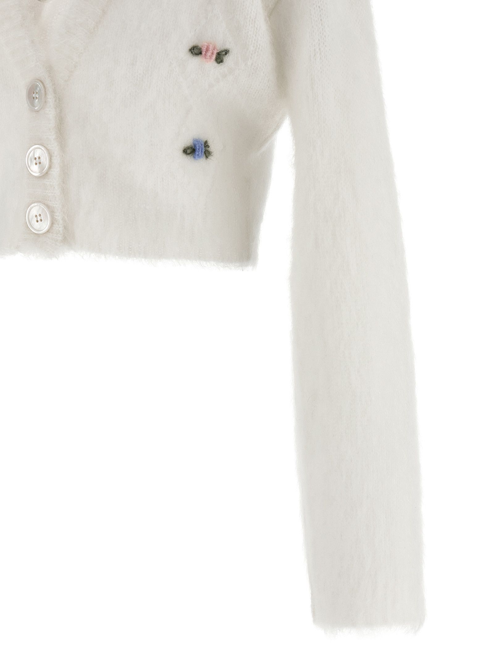 Alessandra Rich 'Carded Mohair' cardigan Size M / US 6-8 / IT 42-44 - 4 Thumbnail