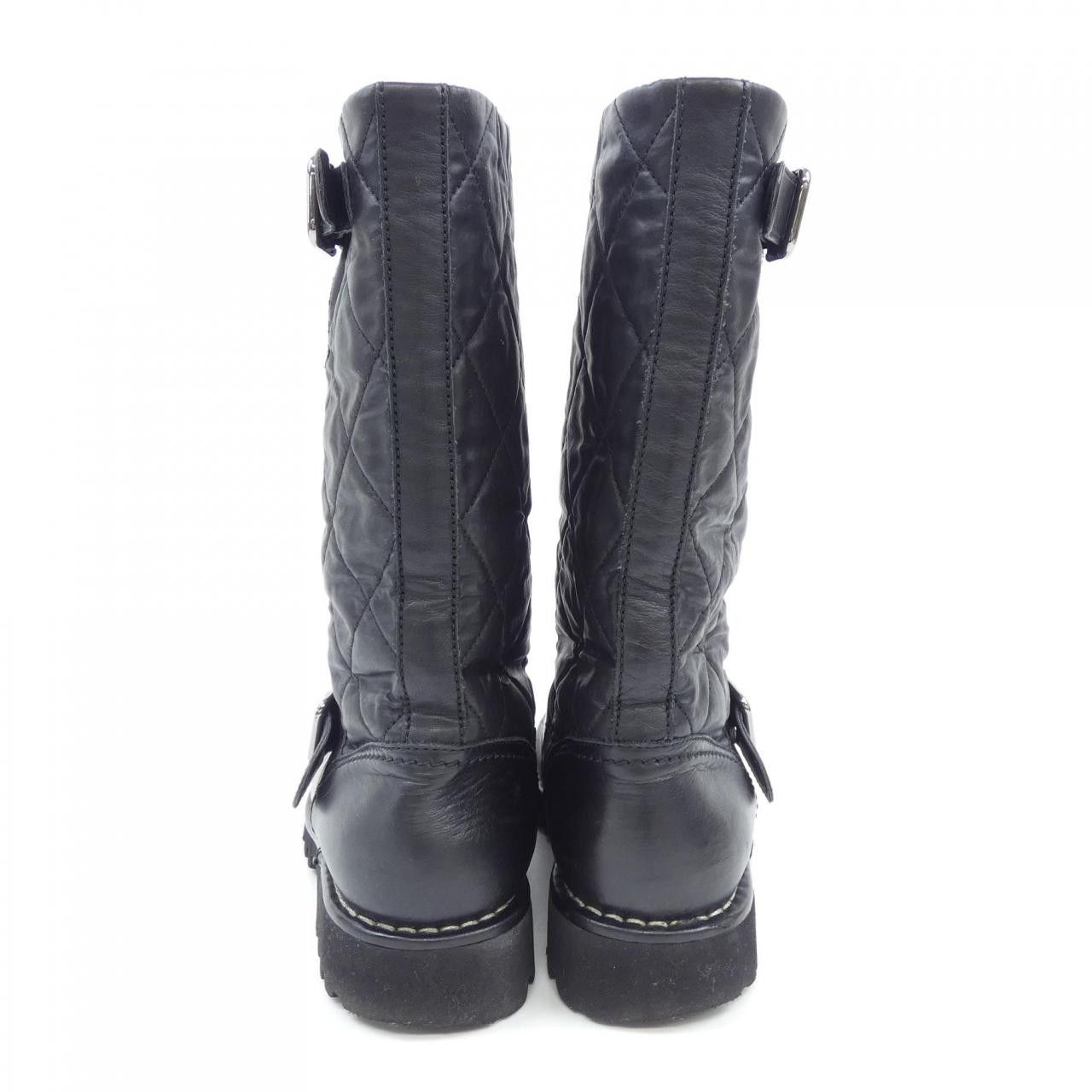 Chanel Chanel Chanel G26590 Shearling Boots Natural Material Shoes G26590 DUTY FREE for USA Size ONE SIZE - 5 Thumbnail