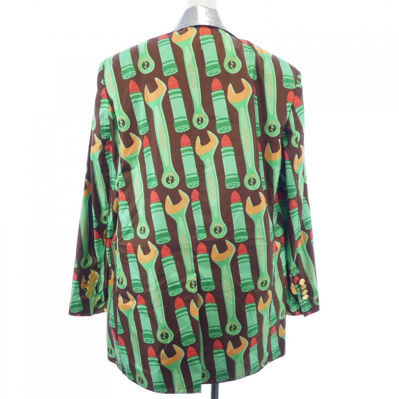 Gucci Gucci Gucci 740827 ZAMVH Silk Jacket Others Outerwear 740827 ZAMVH DUTY FREE for USA Size ONE SIZE - 2 Thumbnail