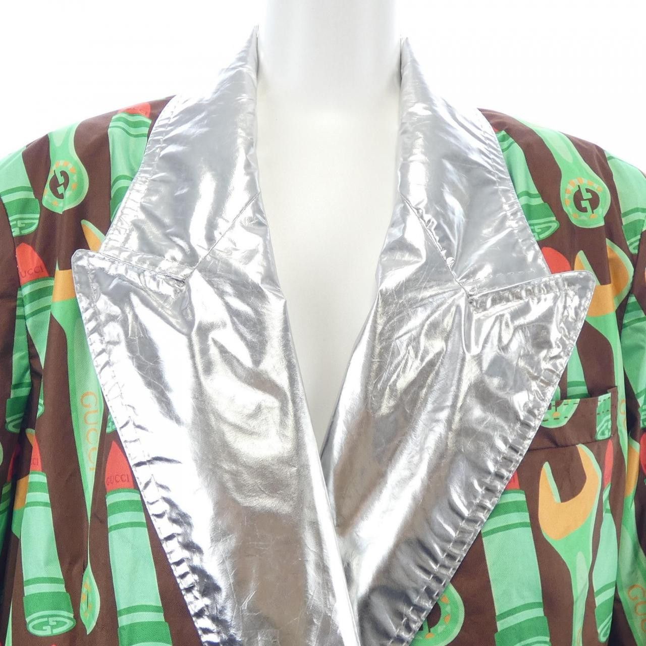 Gucci Gucci Gucci 740827 ZAMVH Silk Jacket Others Outerwear 740827 ZAMVH DUTY FREE for USA Size ONE SIZE - 6 Thumbnail