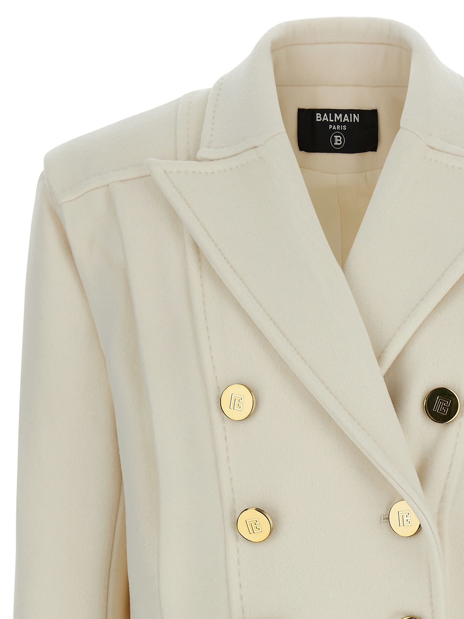 Balmain Double-breasted coat Size XS / US 0-2 / IT 36-38 - 3 Thumbnail