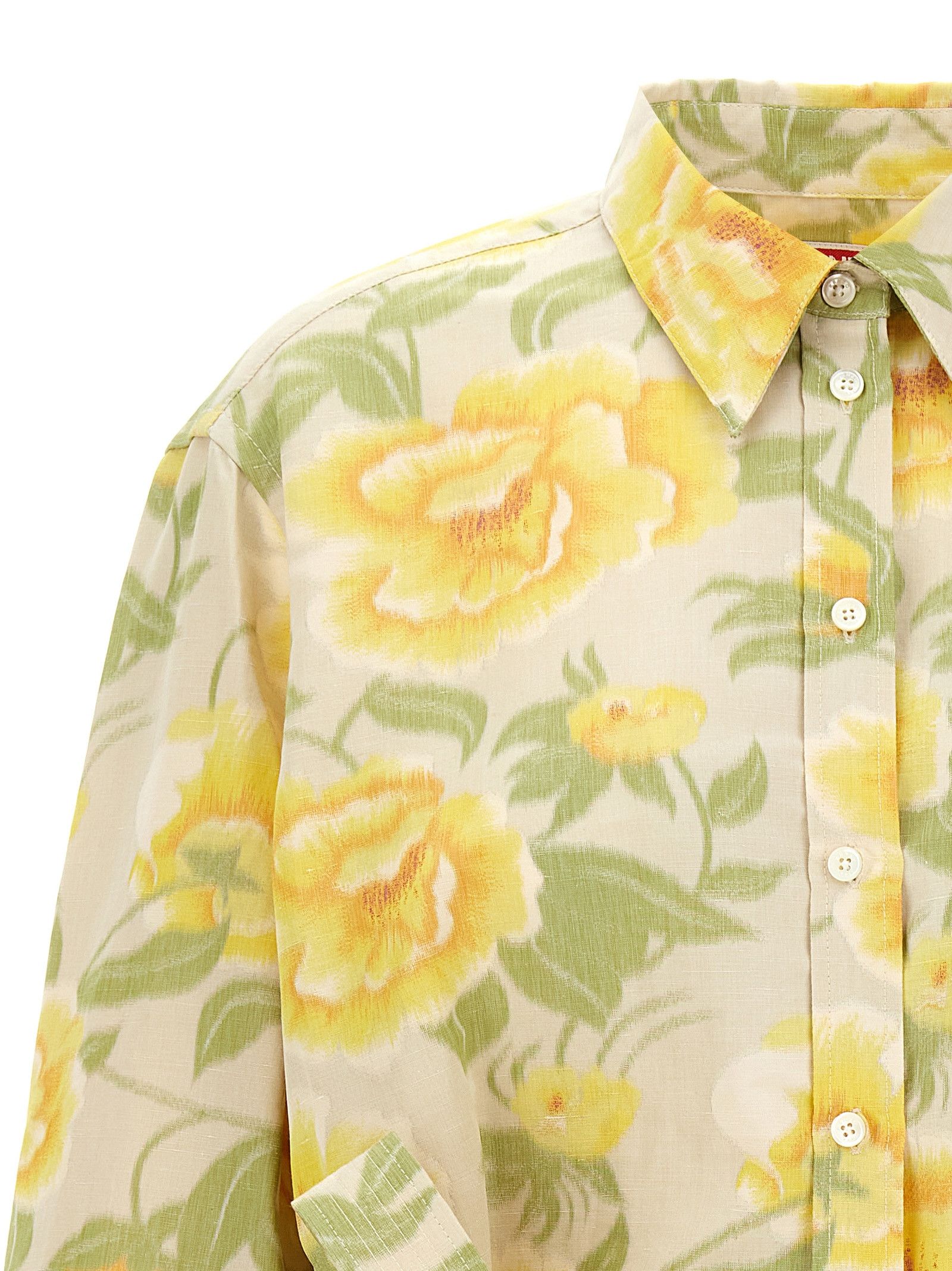 Kenzo ' Peonies Kimono sleeve' dress Size L / US 10 / IT 46 - 3 Thumbnail