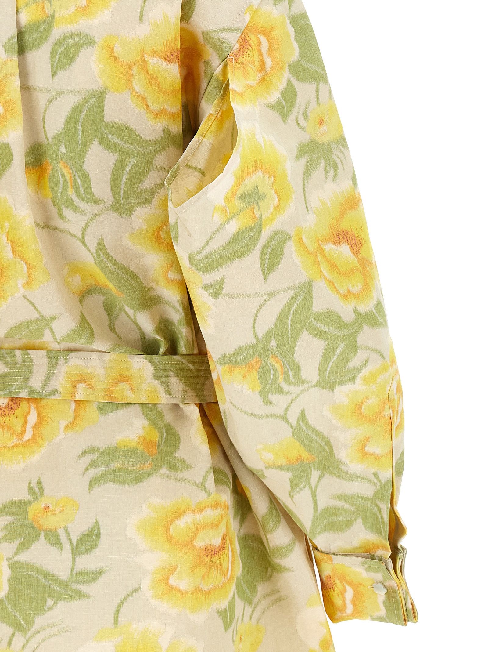 Kenzo ' Peonies Kimono sleeve' dress Size L / US 10 / IT 46 - 4 Thumbnail