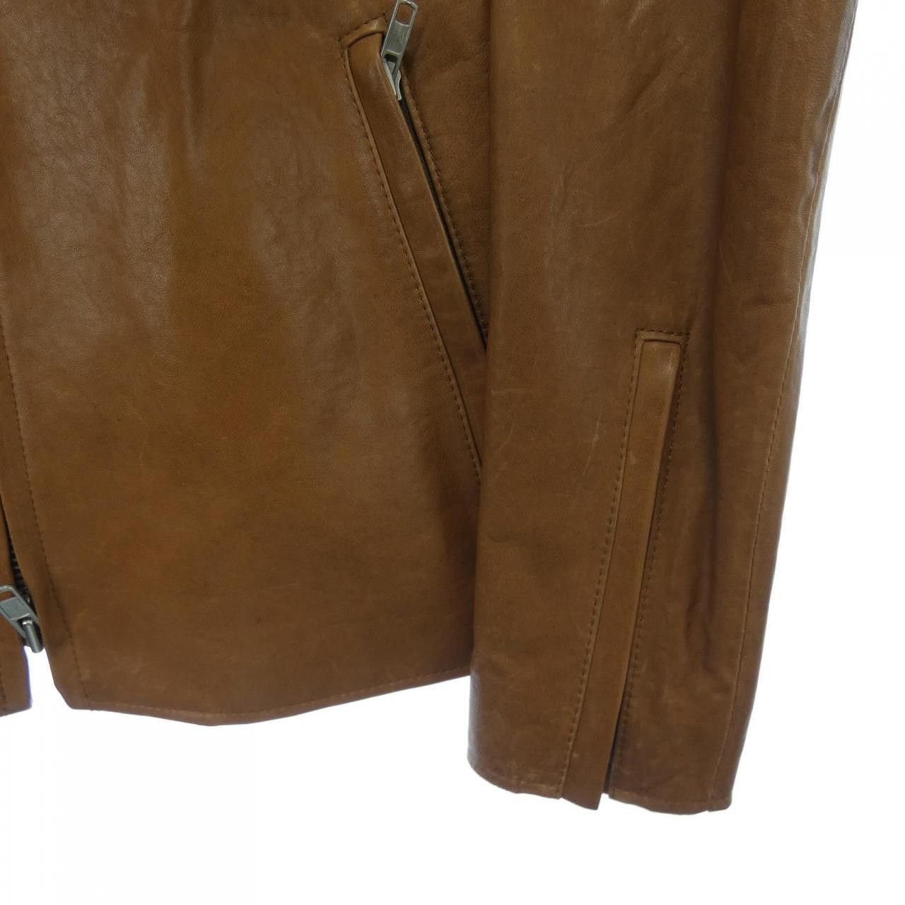 Other Other NO!NO!YES! Royal Bespoke Leather Riders Jacket Leather Outerwear DUTY FREE for USA Size ONE SIZE - 6 Thumbnail