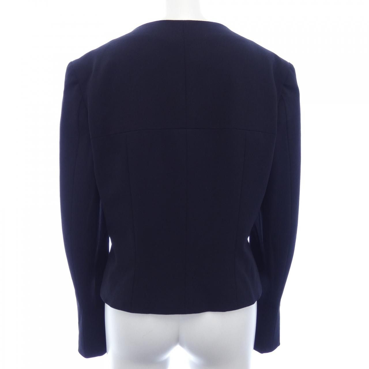 Chanel Chanel Chanel Collarless Jacket Cotton Outerwear P19491V11195 02P DUTY FREE for USA Size ONE SIZE - 2 Thumbnail