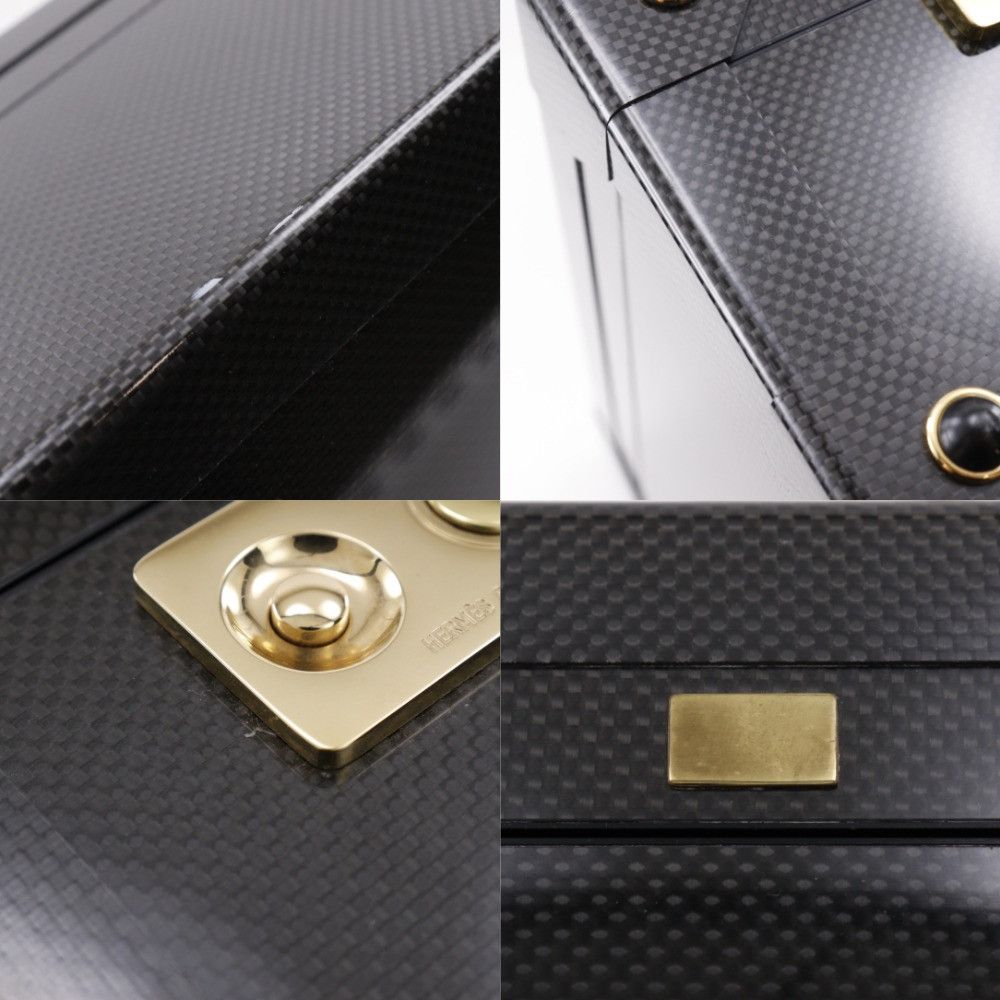 Hermes Hermes Hermes Espace GM Carbon Attache Case Leather Business Bag DUTY FREE for USA Size ONE SIZE - 14 Thumbnail