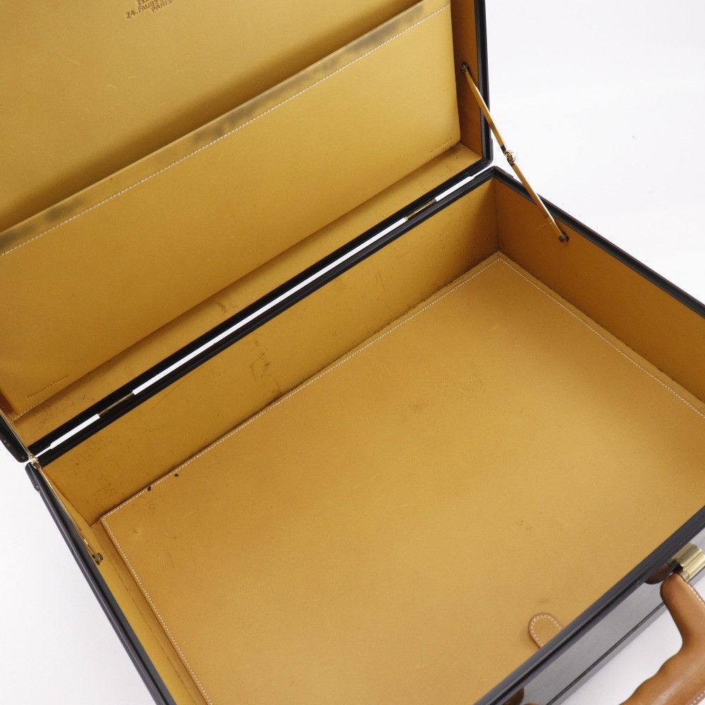Hermes Hermes Hermes Espace GM Carbon Attache Case Leather Business Bag DUTY FREE for USA Size ONE SIZE - 6 Thumbnail