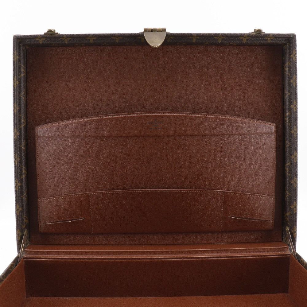 Louis Vuitton Louis Vuitton Louis Vuitton President Monogram Attache Case Canvas Business Bag M53012 DUTY FREE for USA Size ONE SIZE - 7 Thumbnail