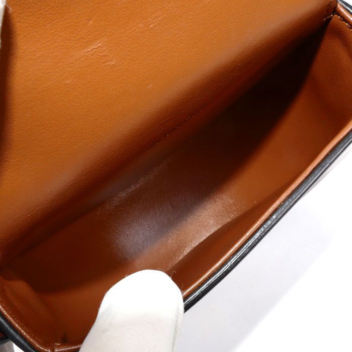 Celine Celine CELINE Mini Besace Cuir Triomphe Shoulder Bag Leather Shoulder Bag 10J303DPQ4LU DUTY FREE for USA Size ONE SIZE - 4 Thumbnail