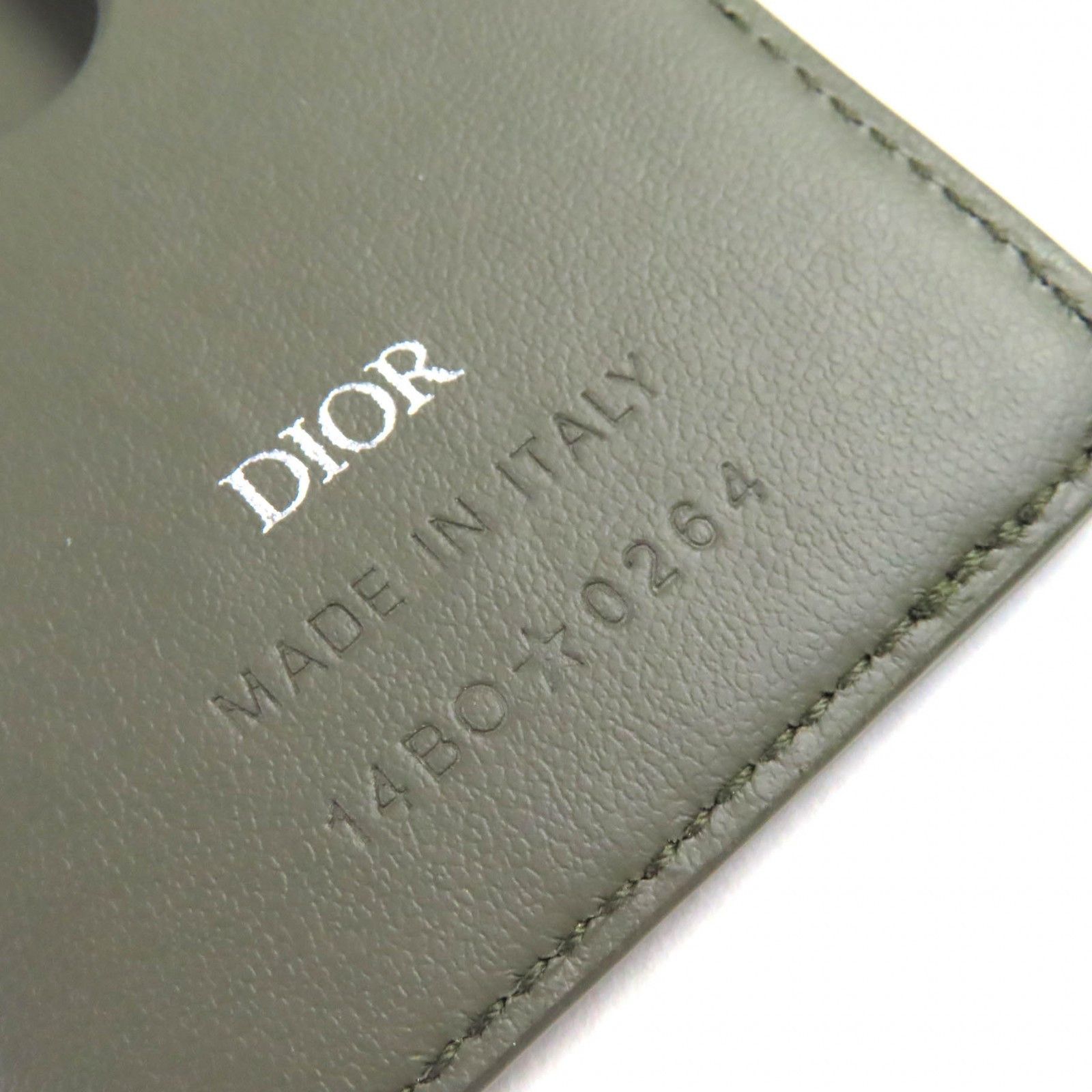 Dior Dior Dior Saddle Gravity Leather Card Case Leather Card Case 2ADCH168FLG DUTY FREE for USA Size ONE SIZE - 7 Thumbnail