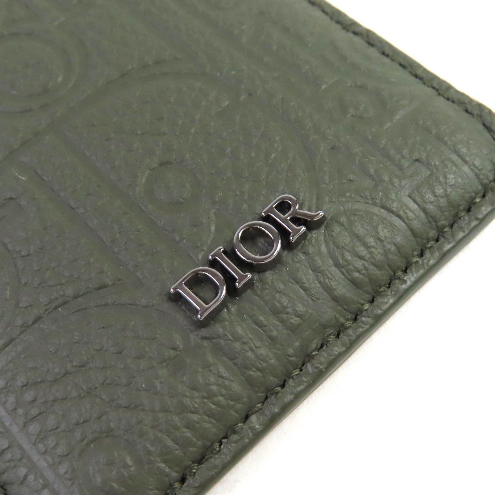 Dior Dior Dior Saddle Gravity Leather Card Case Leather Card Case 2ADCH168FLG DUTY FREE for USA Size ONE SIZE - 6 Thumbnail