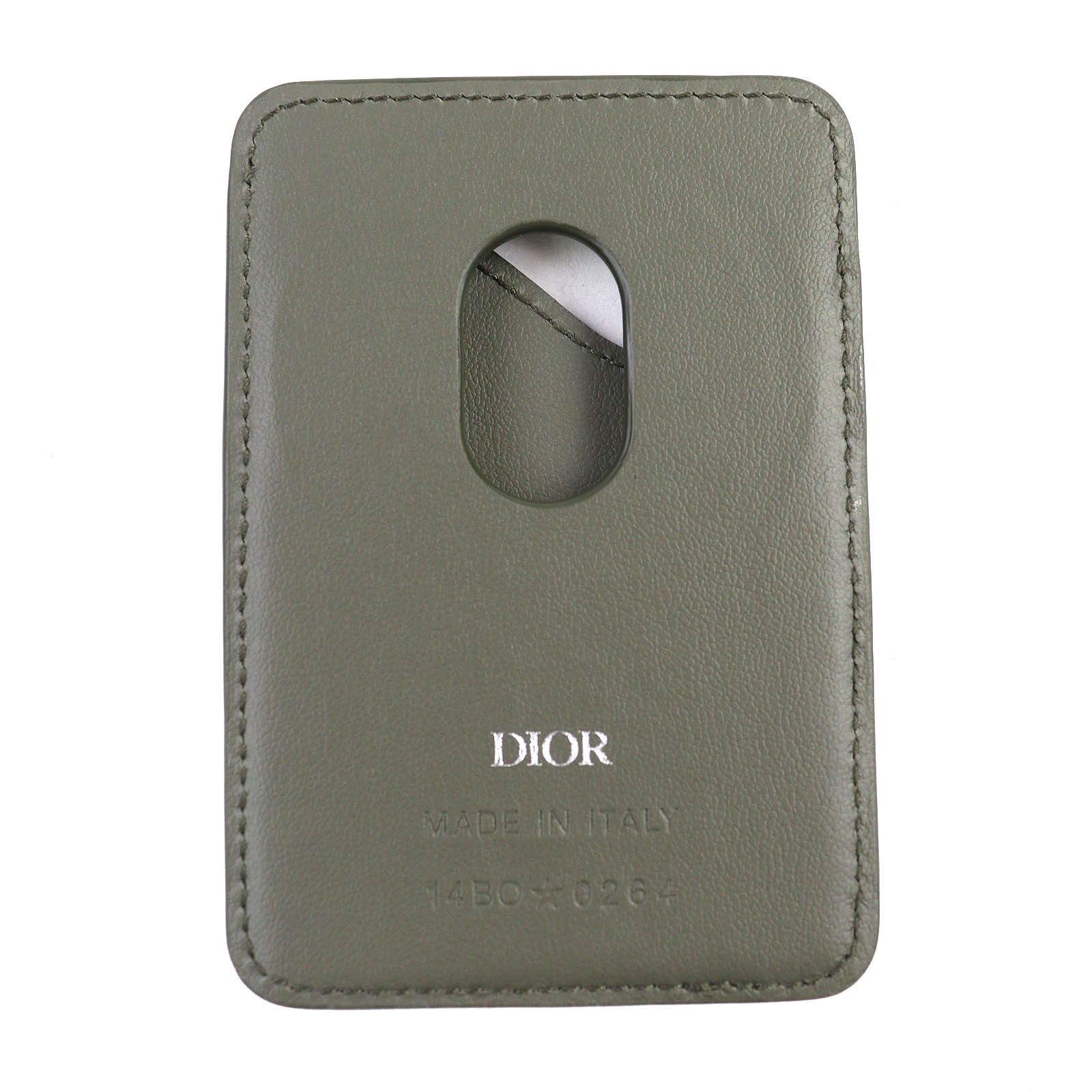 Dior Dior Dior Saddle Gravity Leather Card Case Leather Card Case 2ADCH168FLG DUTY FREE for USA Size ONE SIZE - 3 Thumbnail