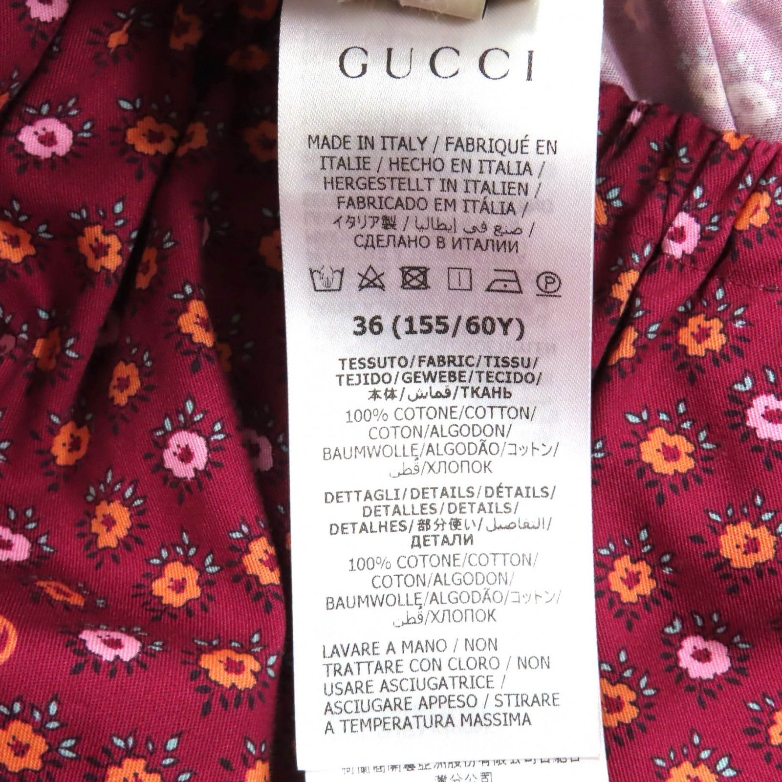 Gucci Gucci Gucci Cotton Skirt Cotton Skirts 741252 ZAM1S DUTY FREE for USA Size ONE SIZE - 8 Thumbnail