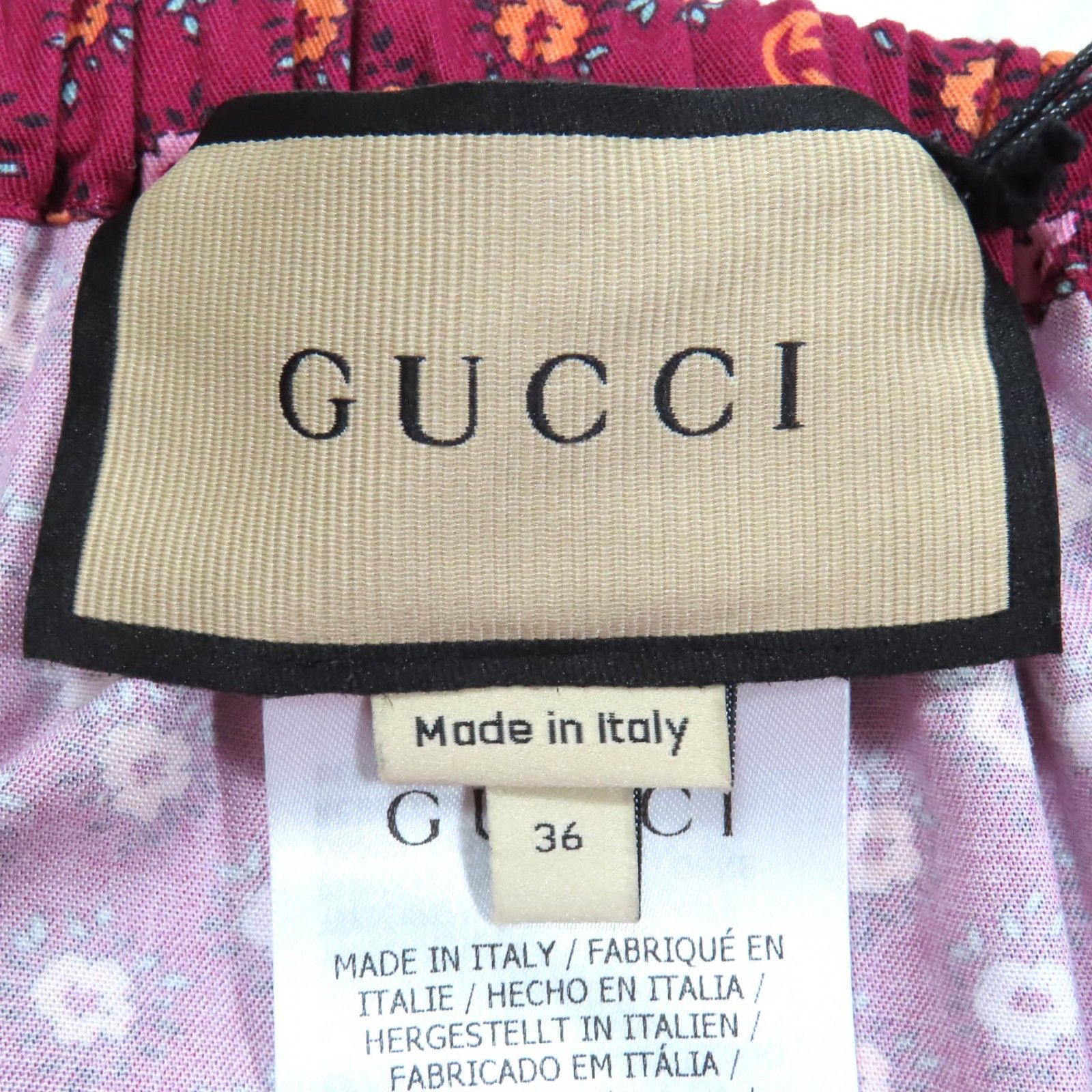 Gucci Gucci Gucci Cotton Skirt Cotton Skirts 741252 ZAM1S DUTY FREE for USA Size ONE SIZE - 7 Thumbnail