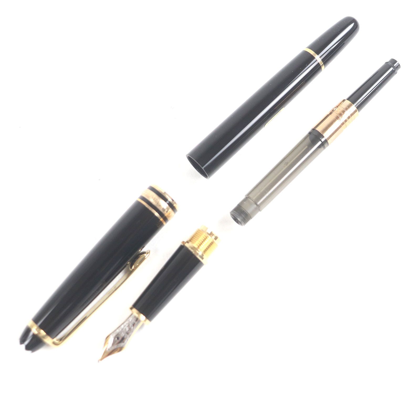 Montblanc Montblanc Montblanc Meisterstück 14K Fountain Pen Metal Pen DUTY FREE for USA Size ONE SIZE - 3 Thumbnail