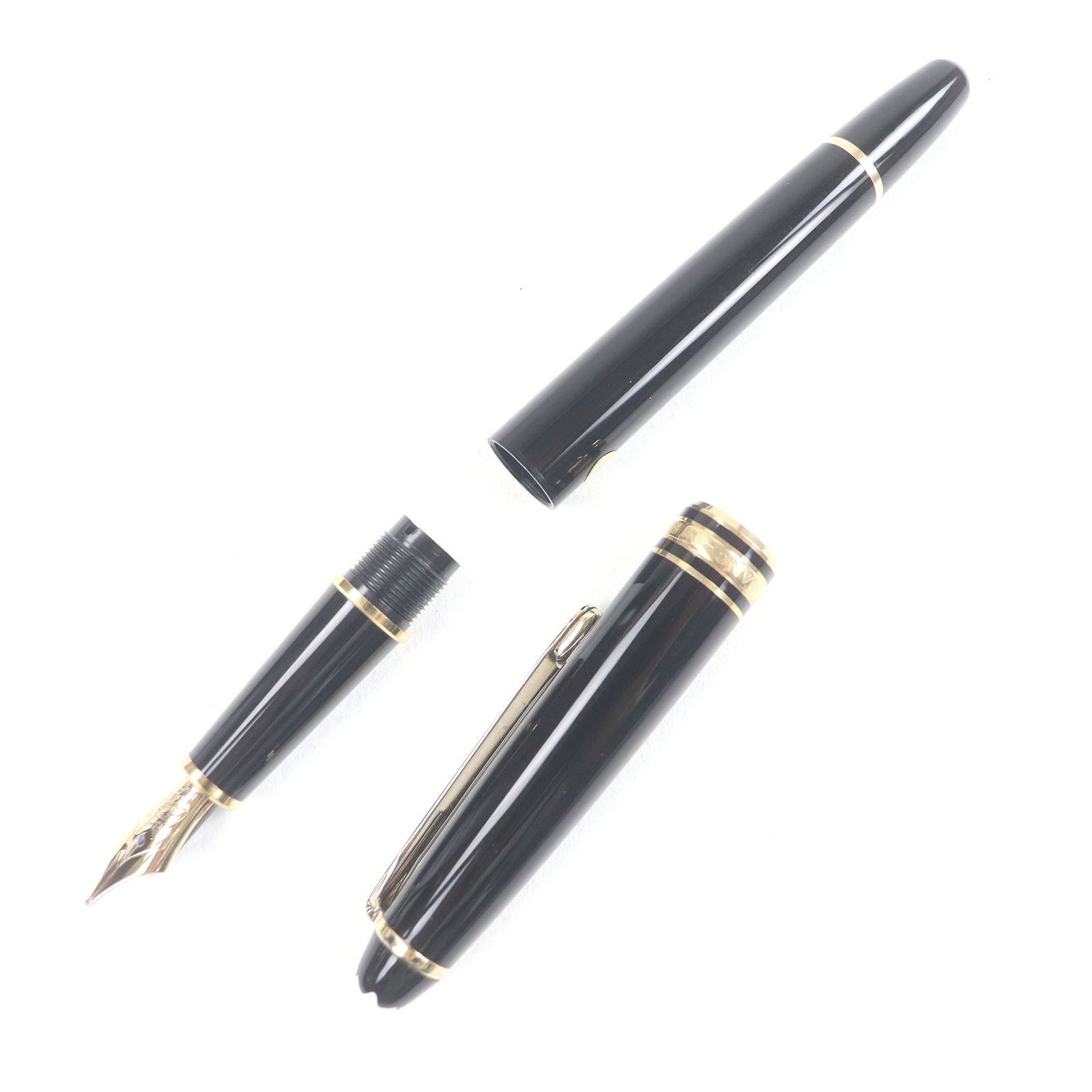 Montblanc Montblanc Montblanc Meisterstück 14K Fountain Pen Metal Pen DUTY FREE for USA Size ONE SIZE - 3 Thumbnail