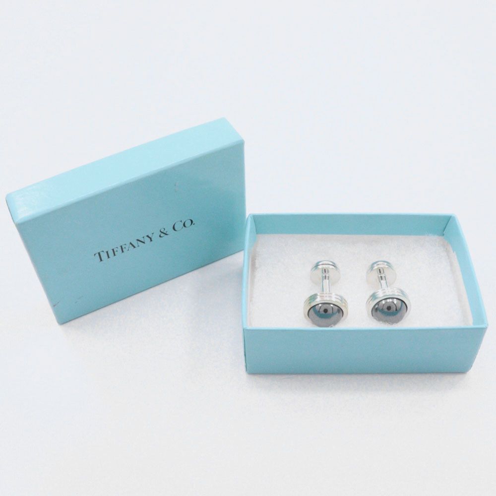 Tiffany & Co. Tiffany & Co. Tiffany Paloma Picasso Silver 925 Hematite Cufflinks Metal Cufflinks DUTY FREE for USA Size ONE SIZE - 7 Thumbnail