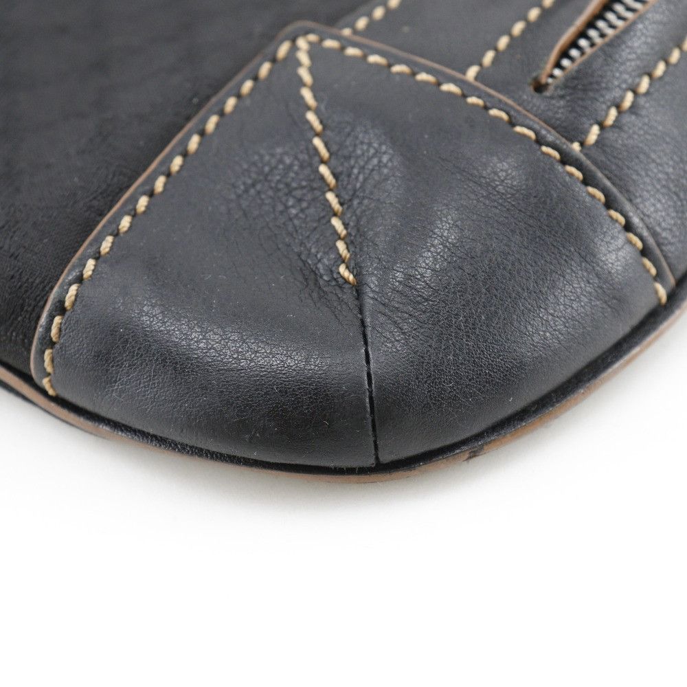 Celine Celine Celine Macadam Nylon Canvas Leather Shoulder Bag Canvas Shoulder Bag 157112JBU DUTY FREE for USA Size ONE SIZE - 5 Thumbnail