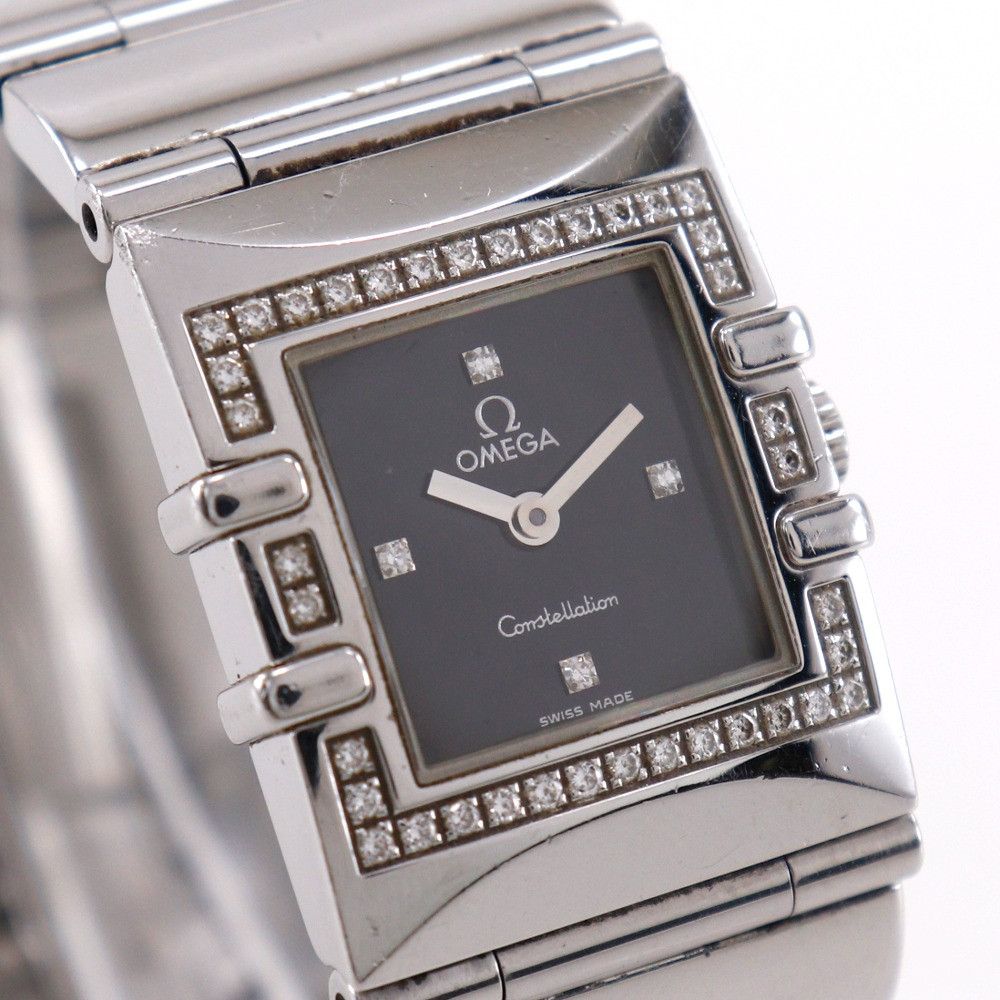 Omega Omega Omega Constellation Carré Stainless Steel Watch Metal Quartz 1528.46 DUTY FREE for USA Size ONE SIZE - 3 Thumbnail