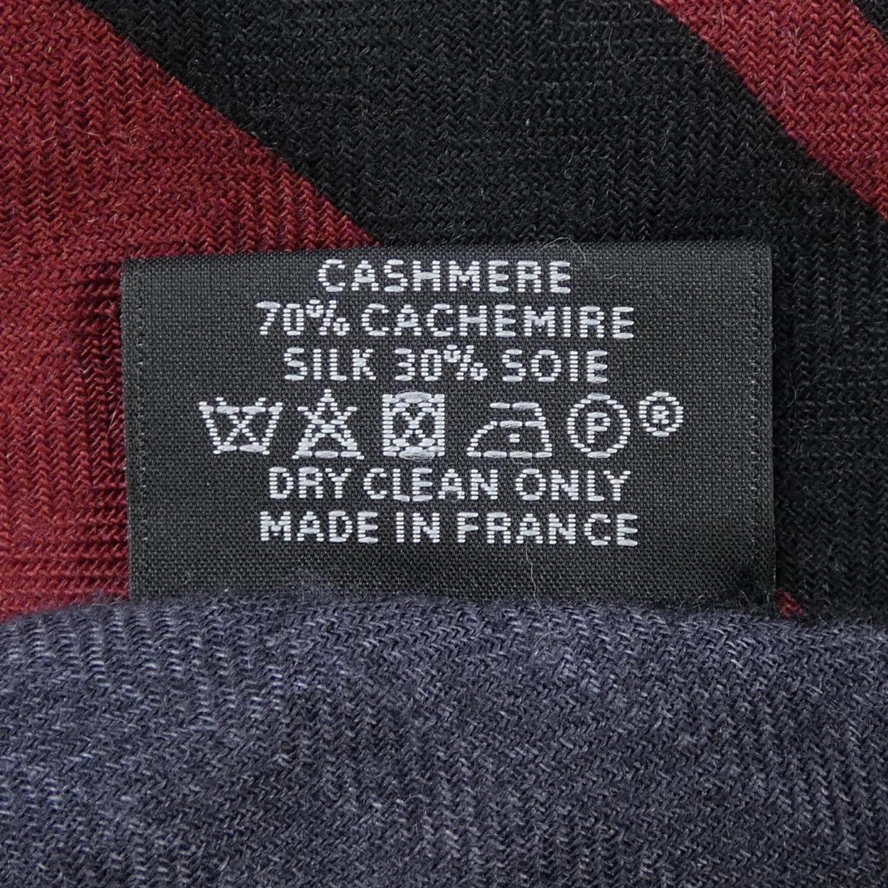 Hermes Hermes Hermes Silk Cashmere Stole Others Shawl DUTY FREE for USA Size ONE SIZE - 3 Thumbnail
