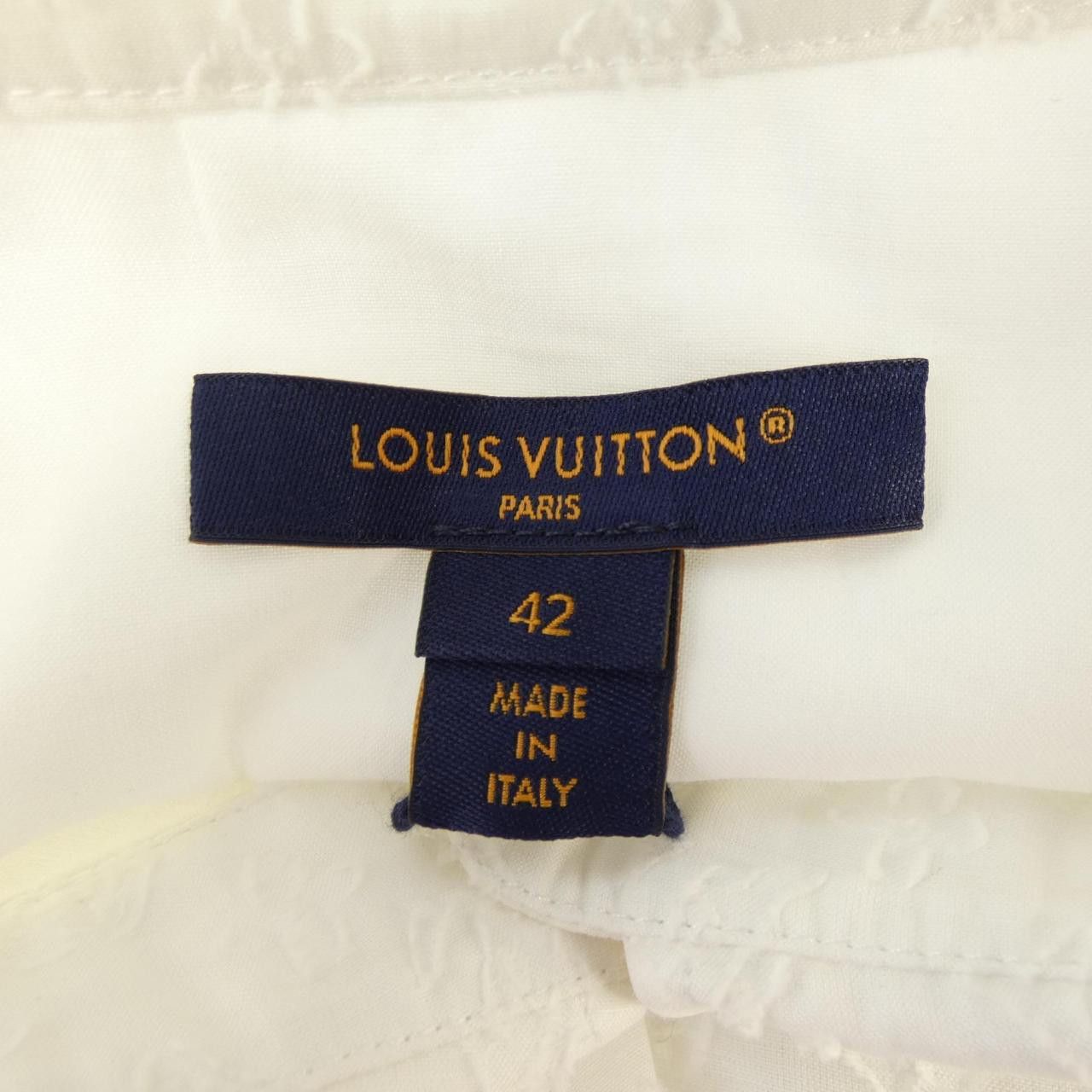 Louis Vuitton Louis Vuitton Louis Vuitton Monogram Shirt Cotton Dress Shirt FPBL06UM7 DUTY FREE for USA Size ONE SIZE - 4 Thumbnail