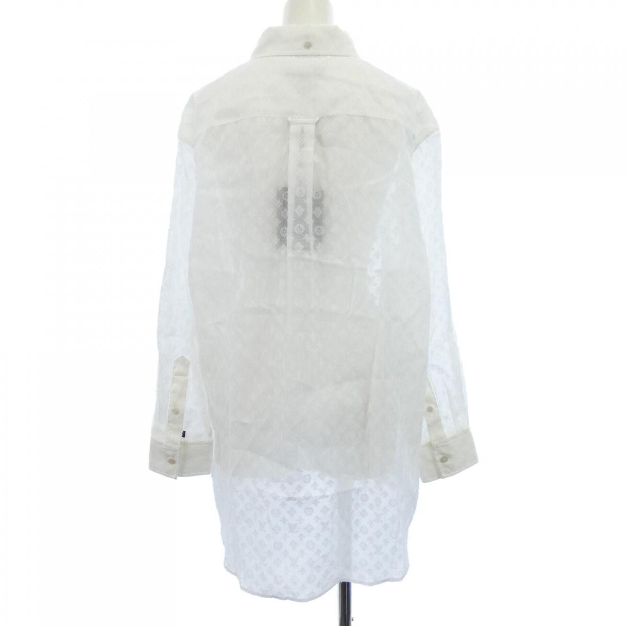 Louis Vuitton Louis Vuitton Louis Vuitton Monogram Shirt Cotton Dress Shirt FPBL06UM7 DUTY FREE for USA Size ONE SIZE - 2 Thumbnail