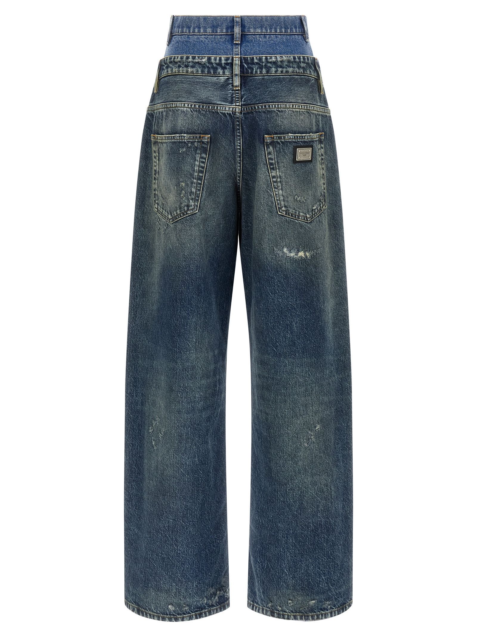 Dolce & Gabbana Double layer jeans Size 25" / US 0 / IT 36 - 2 Thumbnail