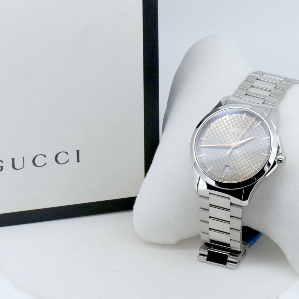 Gucci Gucci Gucci G-Timeless Stainless Steel Metal Quartz 126.4 DUTY FREE for USA Size ONE SIZE - 7 Thumbnail