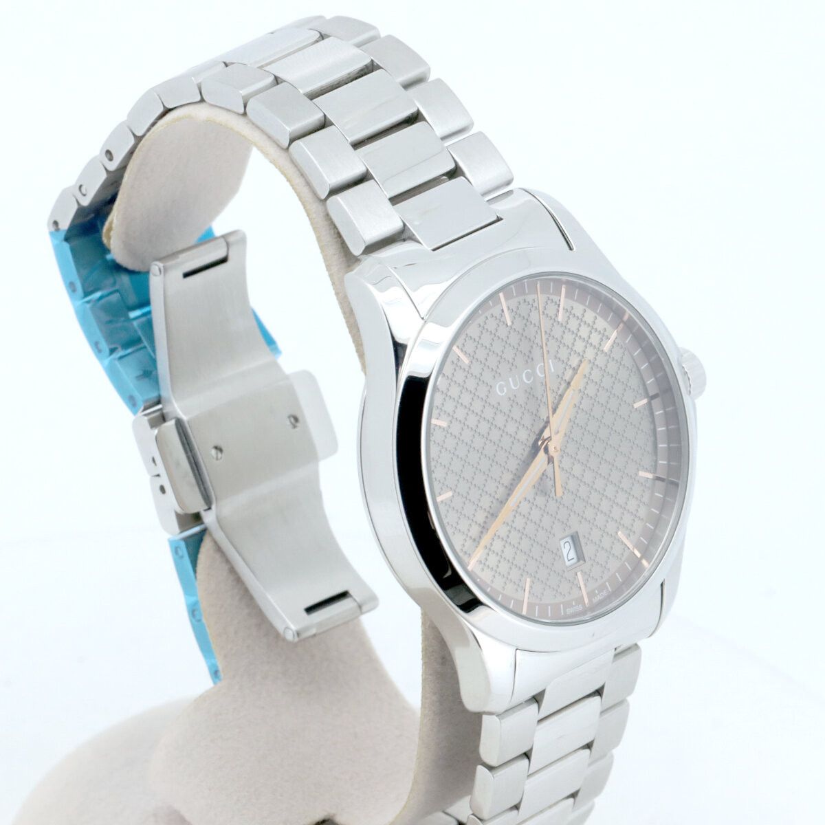 Gucci Gucci Gucci G-Timeless Stainless Steel Metal Quartz 126.4 DUTY FREE for USA Size ONE SIZE - 3 Thumbnail