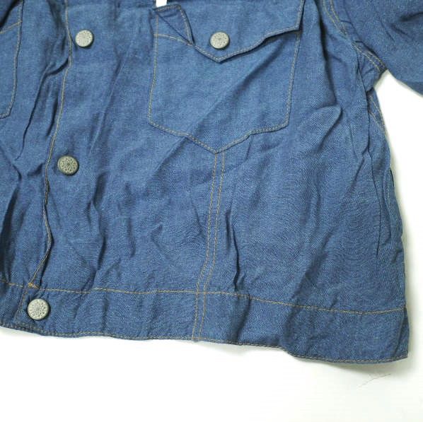 Other Other WESTOVERALLS DUMMY DENIM Rayon Denim Jacket Others Outerwear 18SWBZ01D DUTY FREE for USA Size ONE SIZE - 6 Thumbnail