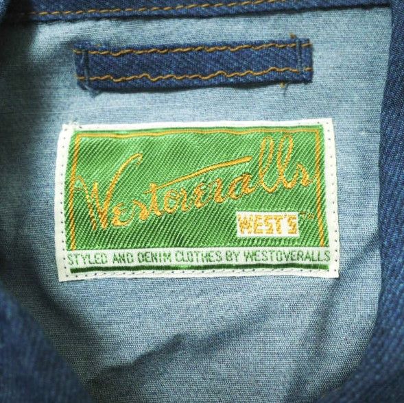 Other Other WESTOVERALLS DUMMY DENIM Rayon Denim Jacket Others Outerwear 18SWBZ01D DUTY FREE for USA Size ONE SIZE - 4 Thumbnail