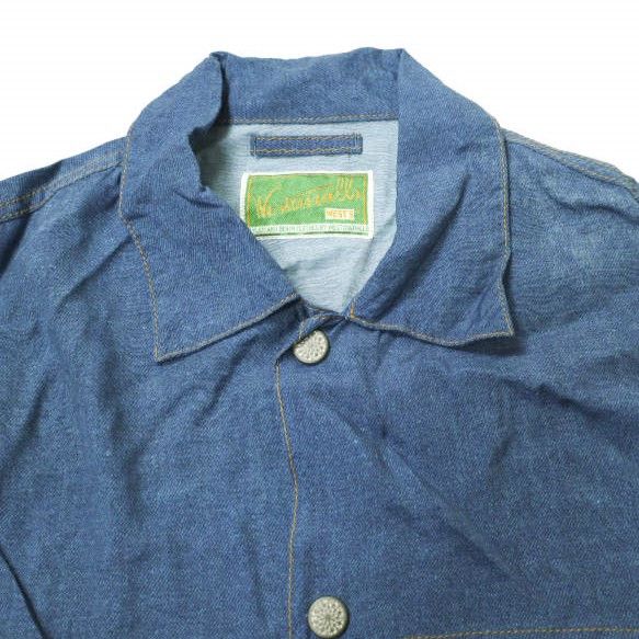 Other Other WESTOVERALLS DUMMY DENIM Rayon Denim Jacket Others Outerwear 18SWBZ01D DUTY FREE for USA Size ONE SIZE - 5 Thumbnail