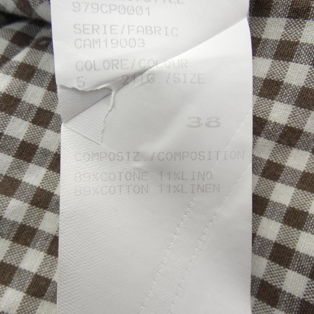 Other Other Eleventy Shirt Cotton Dress Shirt DUTY FREE for USA Size ONE SIZE - 3 Thumbnail