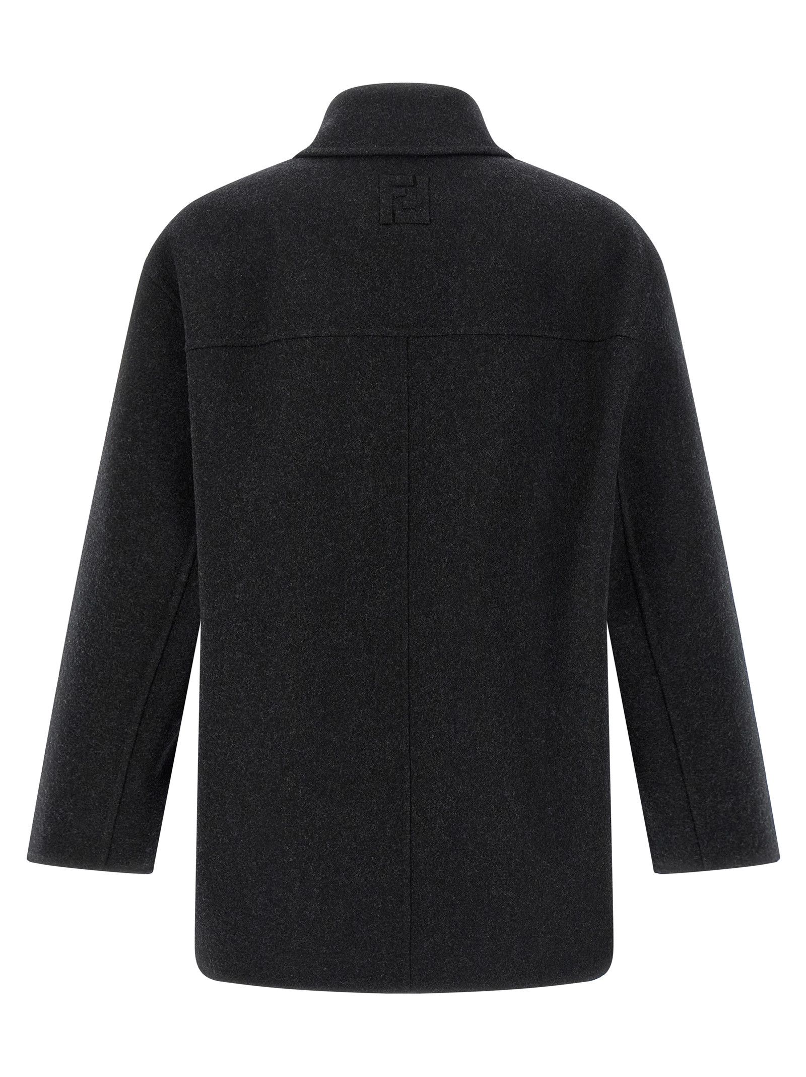 Fendi Felt wool coat Size US M / EU 48-50 / 2 - 2 Thumbnail