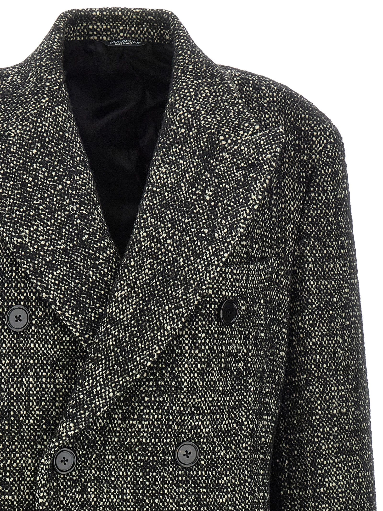 Dolce & Gabbana Bouclé wool coat Size US L / EU 52-54 / 3 - 3 Thumbnail