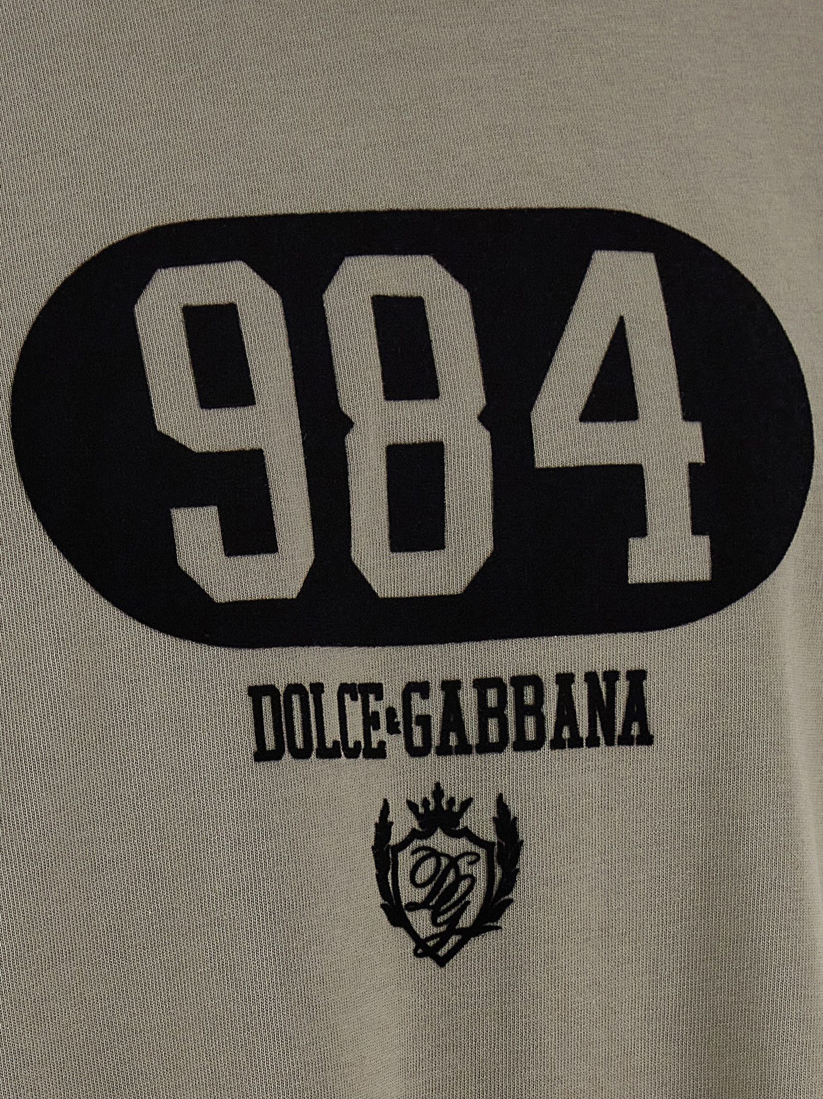 Dolce & Gabbana Flocked print T-shirt Size US L / EU 52-54 / 3 - 4 Thumbnail