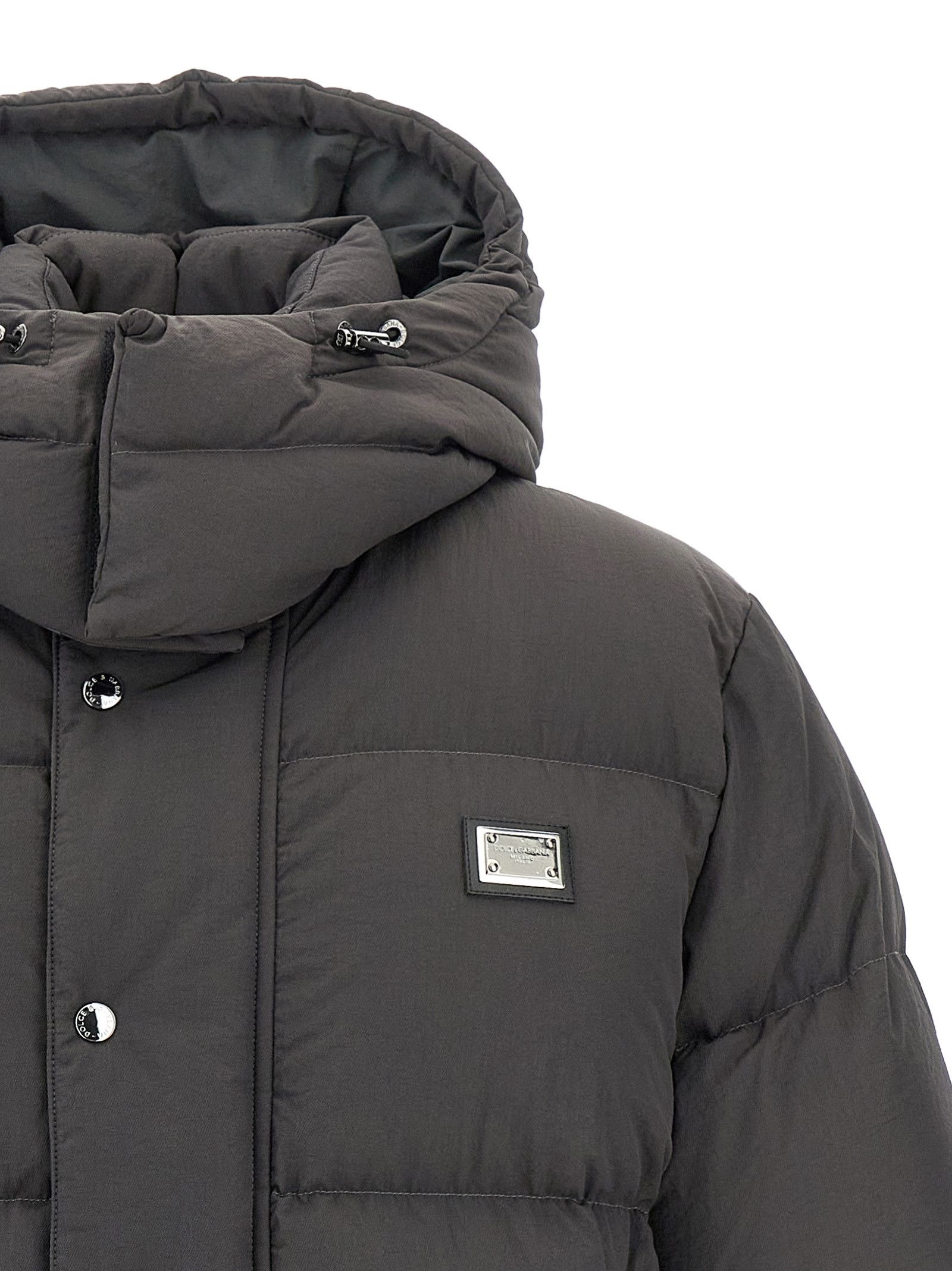 Dolce & Gabbana Logo patch down jacket Size US XL / EU 56 / 4 - 4 Thumbnail