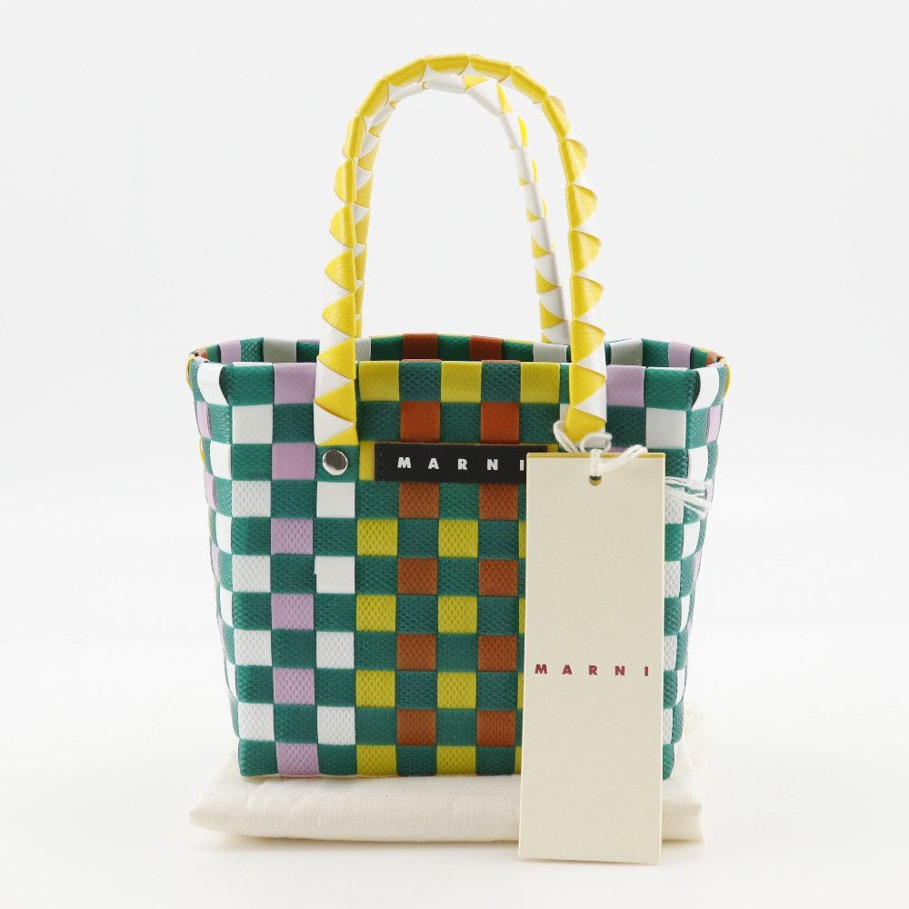 Marni Marni Marni Woven Micro Basket Polypropylene Handbag Plastic Handbag MW55F DUTY FREE for USA Size ONE SIZE - 11 Thumbnail
