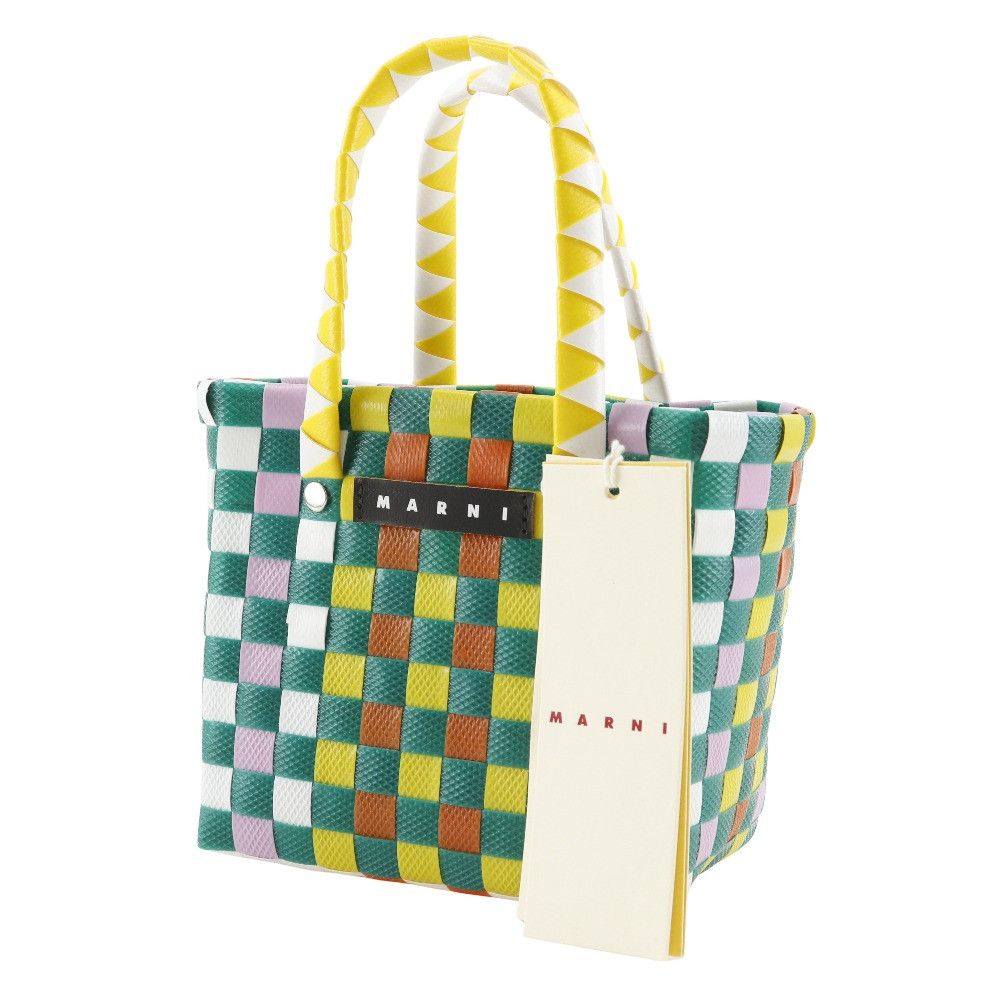 Marni Marni Marni Woven Micro Basket Polypropylene Handbag Plastic Handbag MW55F DUTY FREE for USA Size ONE SIZE - 2 Thumbnail