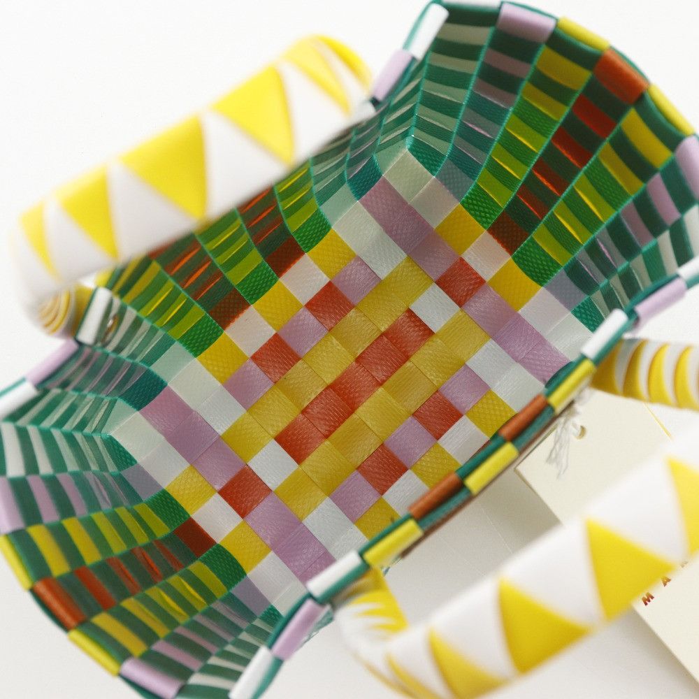 Marni Marni Marni Woven Micro Basket Polypropylene Handbag Plastic Handbag MW55F DUTY FREE for USA Size ONE SIZE - 6 Thumbnail