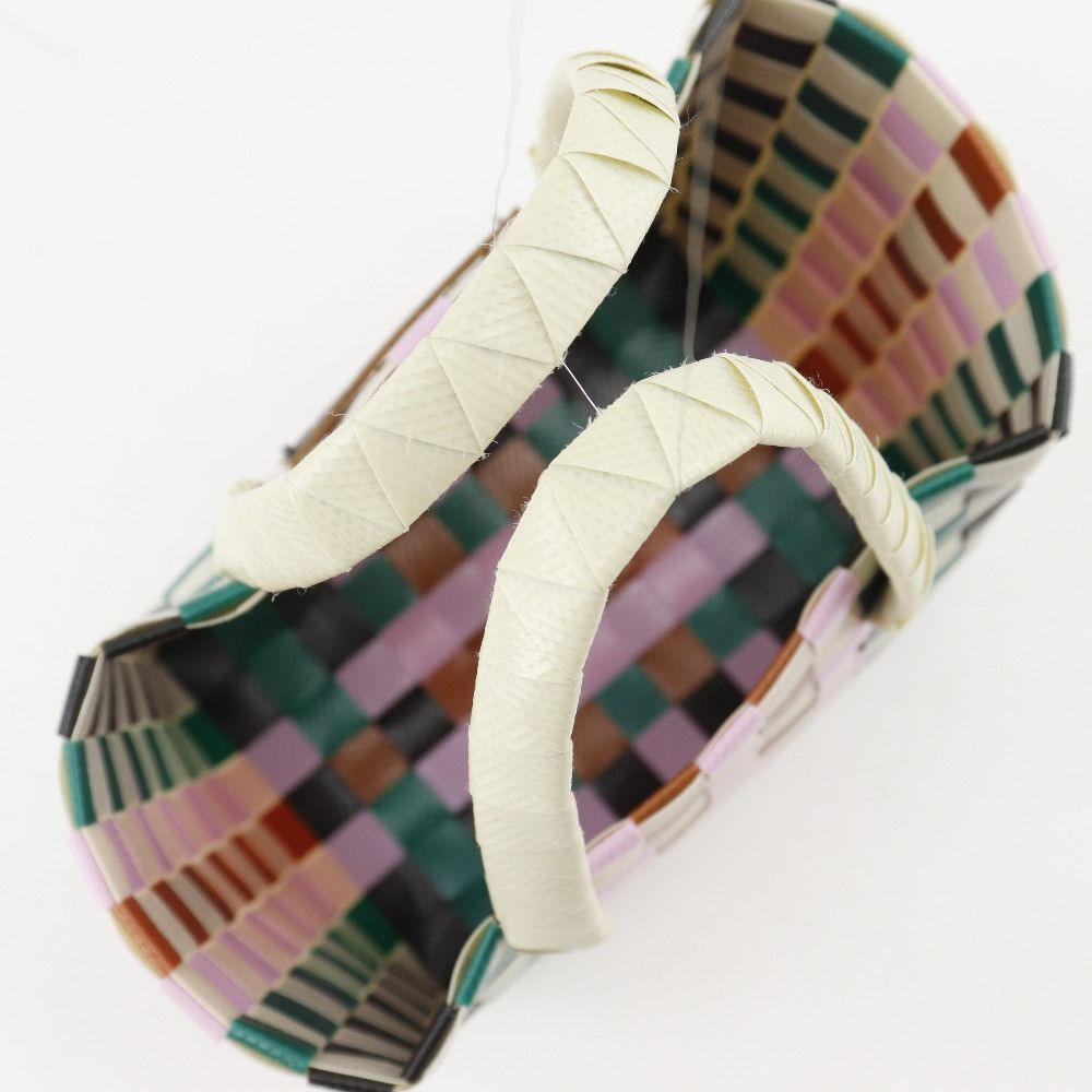 Marni Marni Marni Woven Micro Basket Polypropylene Handbag Plastic Handbag DUTY FREE for USA Size ONE SIZE - 8 Thumbnail