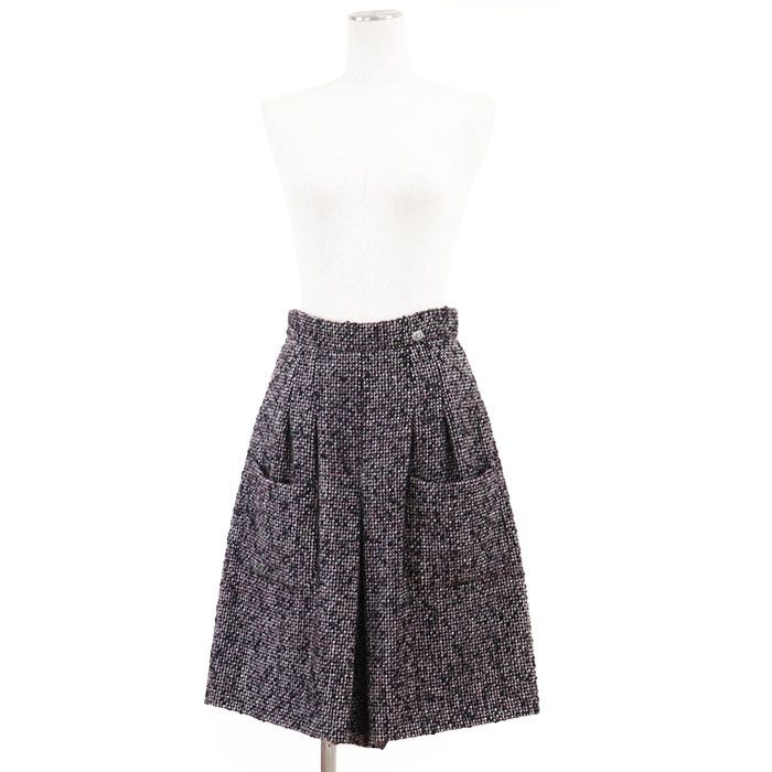 Chanel Chanel Chanel Tweed Wool Alpaca Skirt Others Skirts P44259 DUTY FREE for USA Size ONE SIZE - 2 Thumbnail