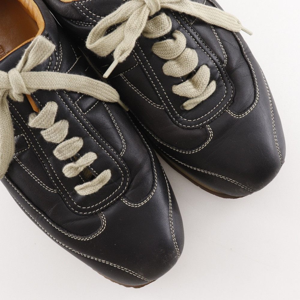 Hermes Hermes Hermes Quick Leather Sneakers Leather Shoes DUTY FREE for USA Size ONE SIZE - 4 Thumbnail