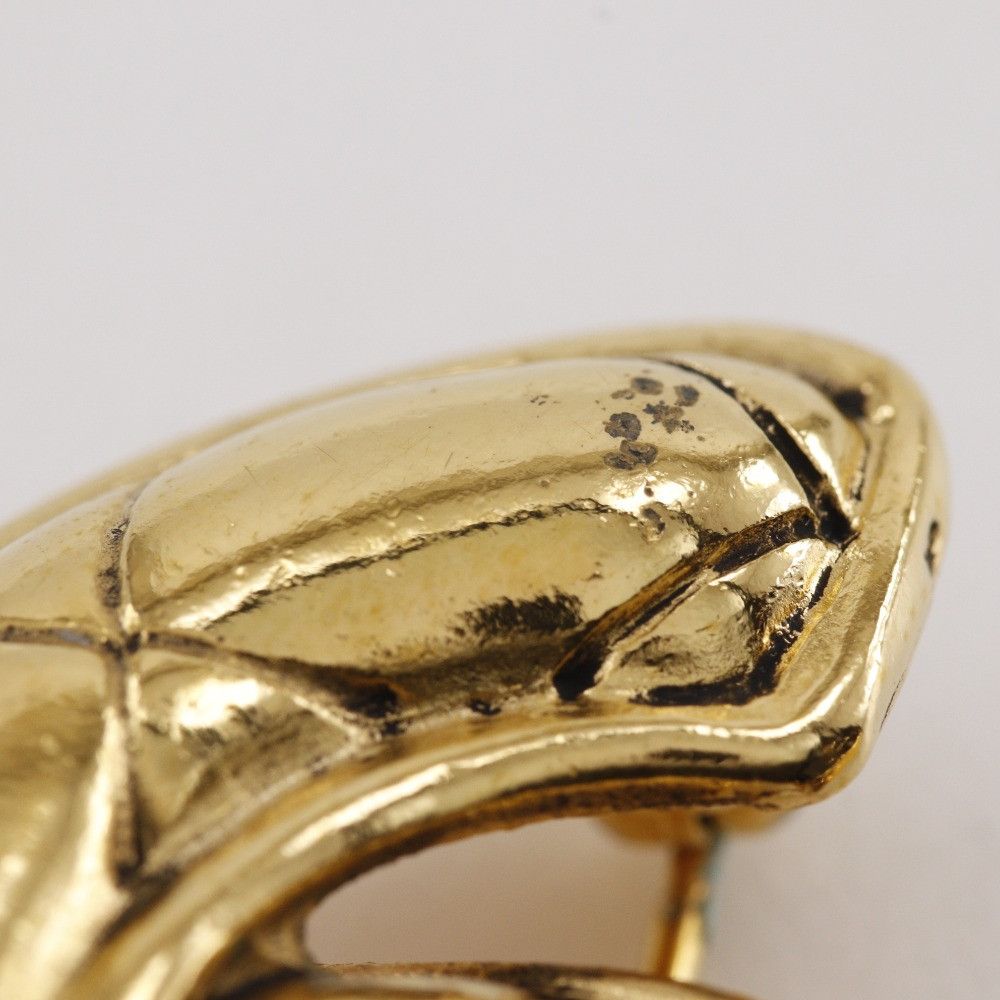 Chanel Chanel Chanel Coco Mark Matelassé Brooch Metal Brooch DUTY FREE for USA Size ONE SIZE - 6 Thumbnail