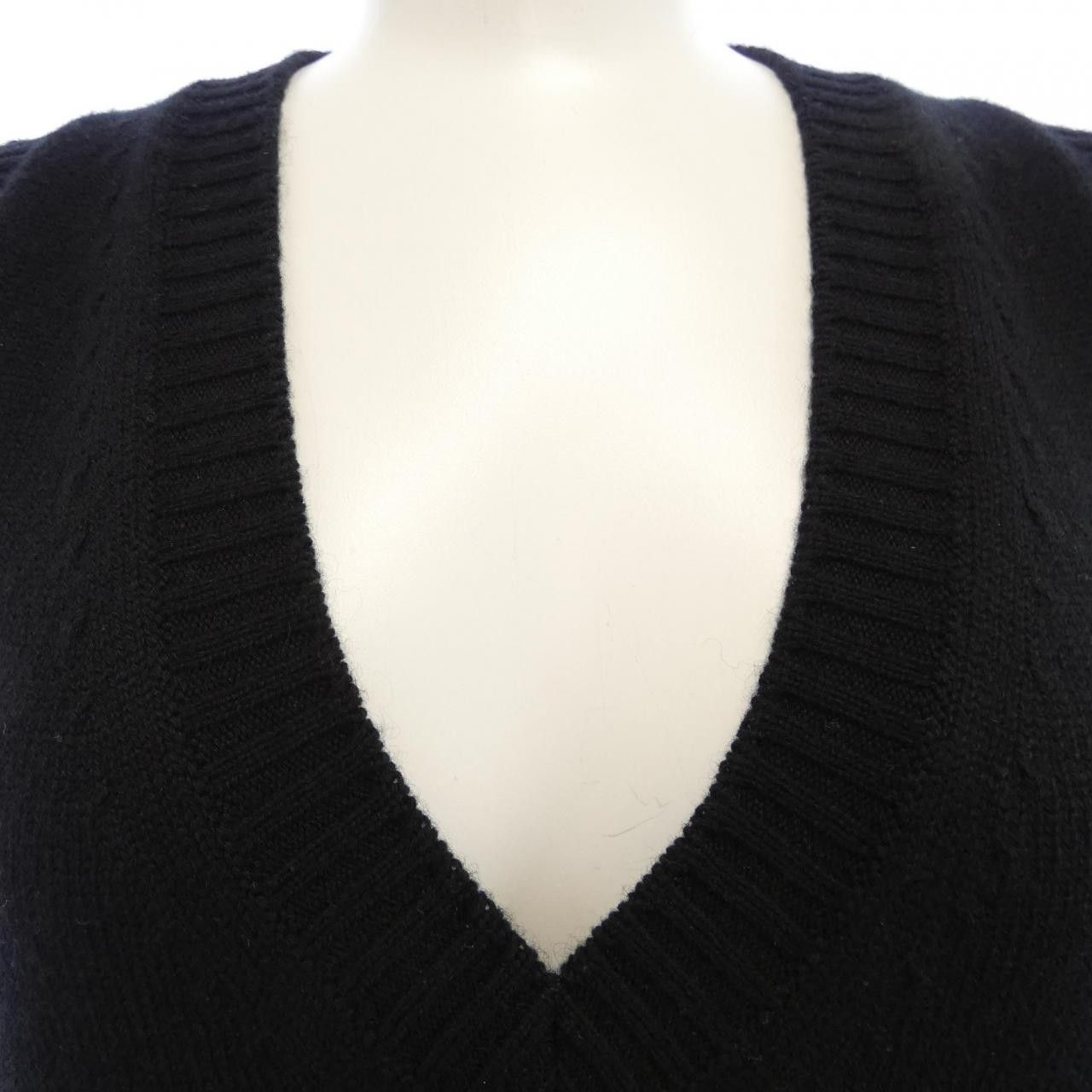 Chanel Chanel 100% Cashmere Dress Others Dresses P42027K03230 DUTY FREE for USA