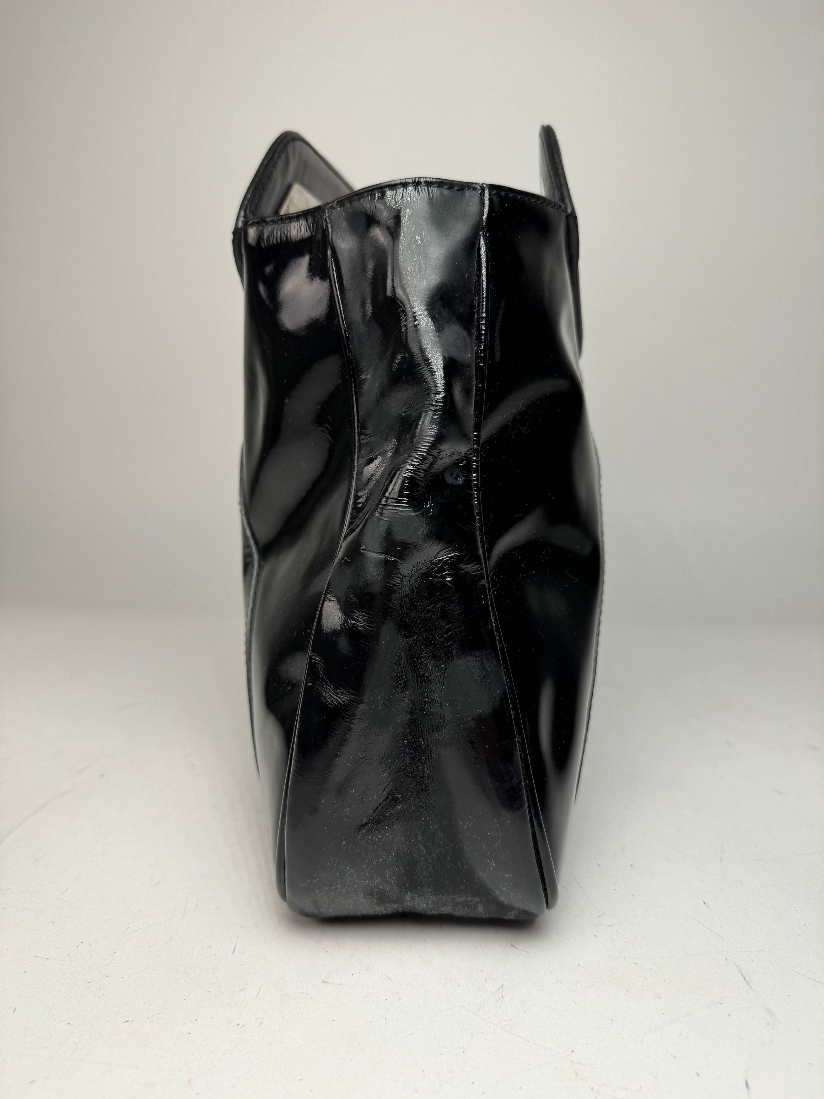 Emilio Pucci Vintage Patent leather Tote Bag black Size ONE SIZE - 9 Thumbnail