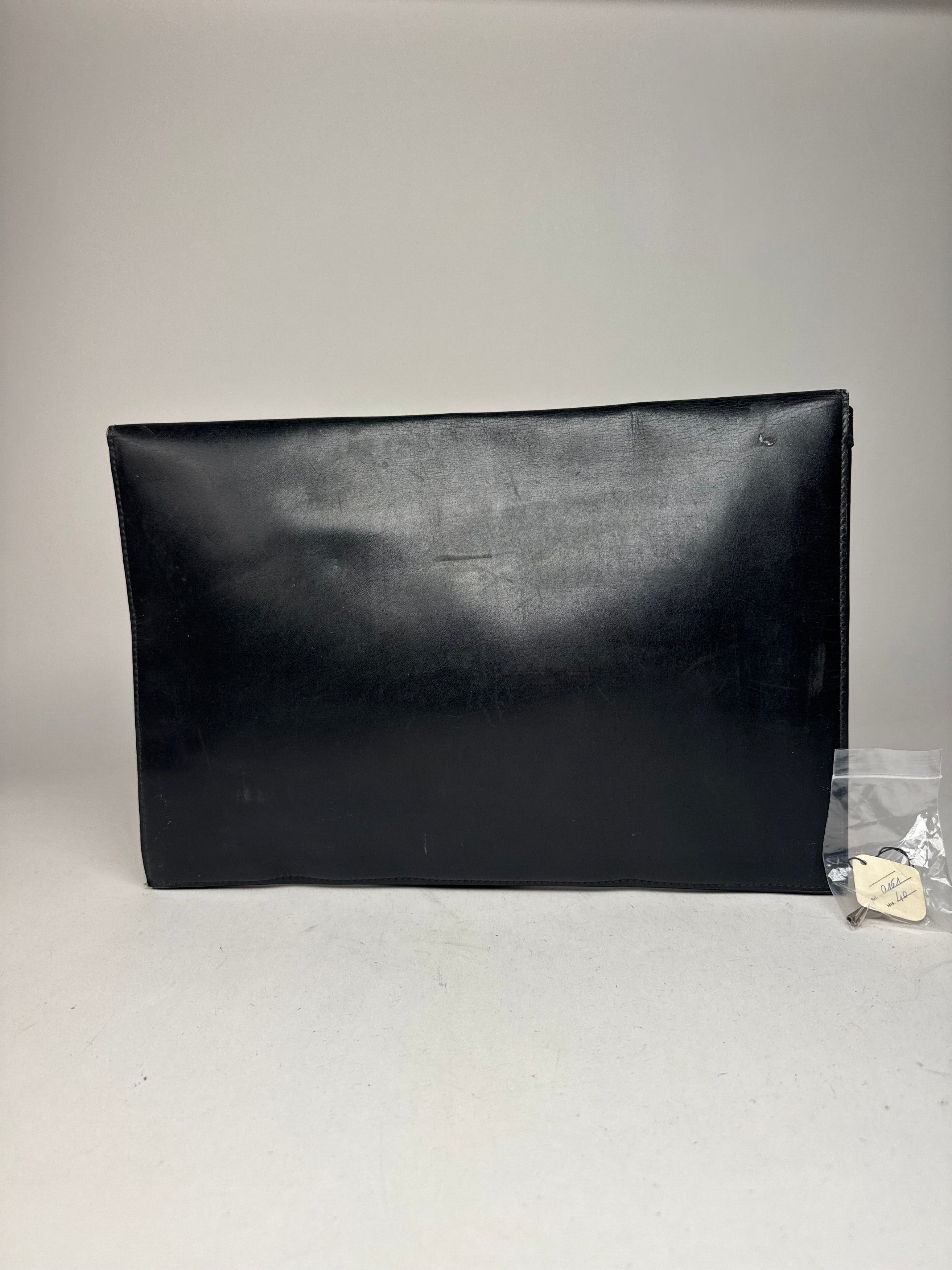 Gucci Vintage Leather Clutch Black Size ONE SIZE - 2 Thumbnail