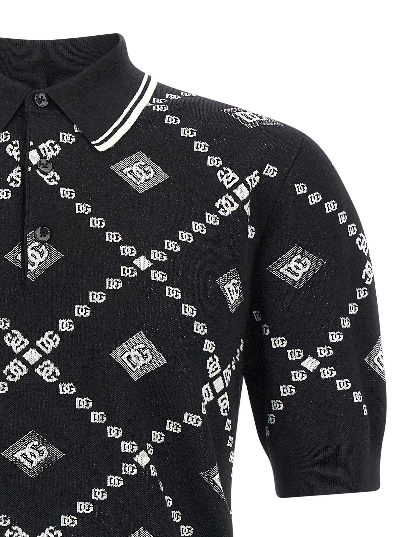 Dolce & Gabbana Knitted polo shirt Size US XL / EU 56 / 4 - 3 Thumbnail