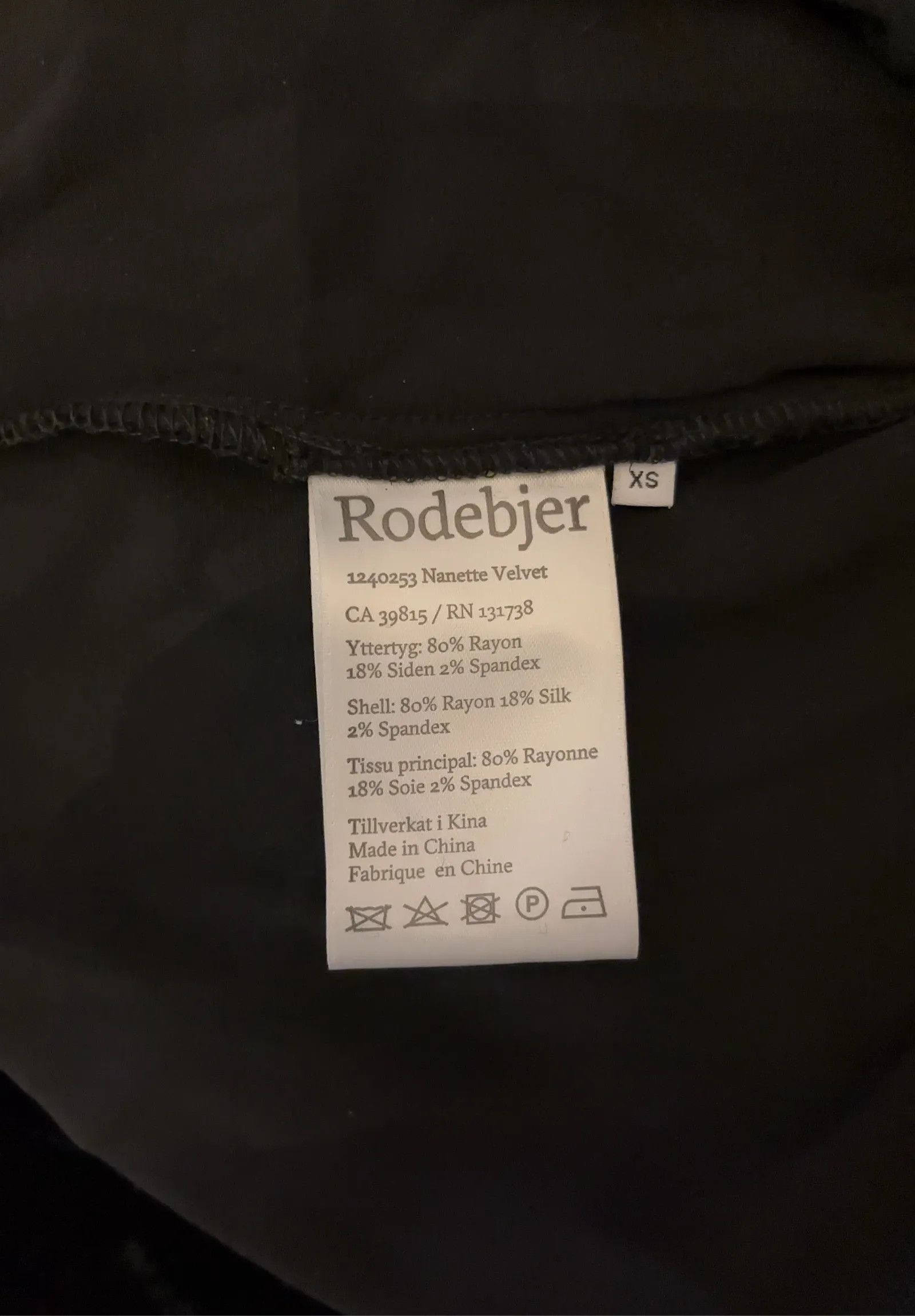 Rodebjer Rodebjer Nanette Velvet Polo knit Size XS / US 0-2 / IT 36-38 - 3 Thumbnail